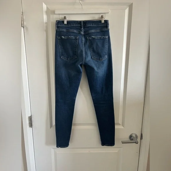 Agolde Sophie High Rise Skinny Denim Blue Jeans Size 27 - Picture 6 of 10